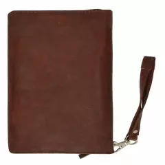 Burgundy Leather Wallet Passport Cover ID Holder Credit Card Travel Organizer