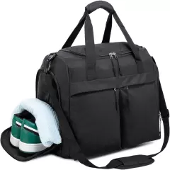 Gym Bag for Men - 21 Inches Duffle Bag Women Lightweight Duffel Bag with Wet Poc