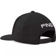 New Ping Tour Vented DELTA Black/White Adjustable Snapback Hat