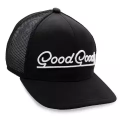 2024 GoodGood Golf Elite Trucker Golf Cap Black One Size Fits All NEW