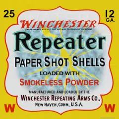 Reproduction Vintage Winchester "Repeater" 12 GA Paper Shot Shells Canvas Print