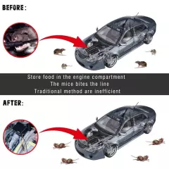 Ultrasonic Car Mouse Repeller Vehicle Rat Rodent Pest Animal Deterrent Repellent