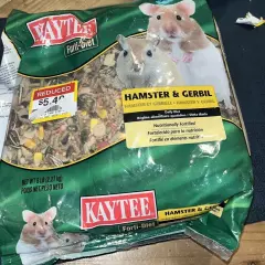 Kaytee Forti-Diet Hamster And Gerbil Food, 3-Pound Nutritionally Fortified Gree