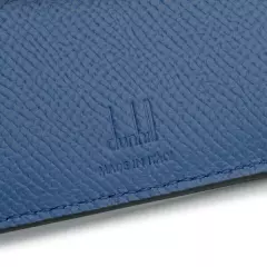 Dunhill Bifold Wallet Cadogan 18F2320CA410 Navy Calf Leather Logo Men