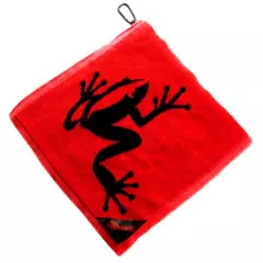 Frogger Amphibian Premium Golf Towel CHOOSE COLOR 14" x 14" Tee Prize Gift Large