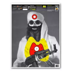 Thompson Target | Crazy-Bones Terrorist Isis Paper Shooting Targets - 19"x25"