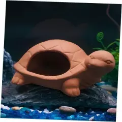  Aquarium Ornament Fish Tank Decoration Ceramic Animal Hut for Fish Tank Turtle