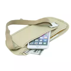 Waist Belt Bag Travel Pouch For Hidden ID Passport Security Money Compact Safety