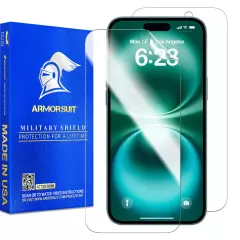 Pre-order ArmorSuit MilitaryShield [2 Pack] Apple iPhone 16 Screen Protector USA