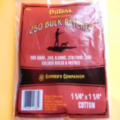 Outers Bulk Cotton Patches; 1,000 Patches; 1.25" x 1.25"; 6mm to 280; 42384