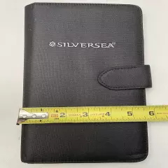 Silversea Cruise Line Black Wallet Document Holder