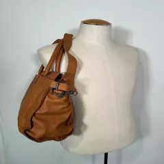 Liebeskind Berlin Cognac BrownLuxurious Leather Large Tote Messenger Bag Handbag