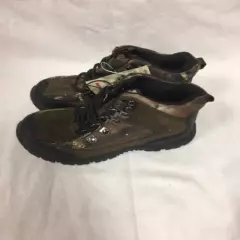 Mossy oak children's boots shoes Size 12 camo