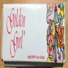 1970s GOLDEN GIRL GOLF BALLS, 2 NEW SLEEVES IN BOX, 1 OPEN SLEEVE, 8 NEW BALLS