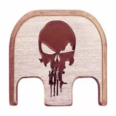 Rifle Skull - Brushed - Copper Back Plate