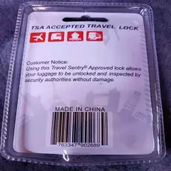 Sure Lock Luggage Or Shed/ Storage Locks In Grey. TSA Approved Bundle Of 2 Locks