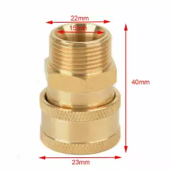 High Pressure Washer Brass Hose Quick Connect 1/4" Male Coupler Socket