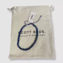 $71 Scott Bros By Kendra Scott Men's Blue 925 Sterling Silver Bracelet Size L