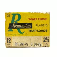 1960's Remington Trap Loads Power Piston 12 Ga EMPTY Ammo Box 5528-P