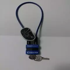 Crown Cablelock With Trigger Lock and two keys. New, out of package