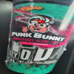 Punk Bunny Coffee Speedway Exclusive Mug Tumbler Green Day Saviors NEW 7-11