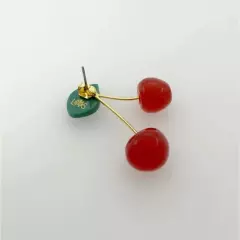 Lele Sadoughi Cherry Earrings in Red