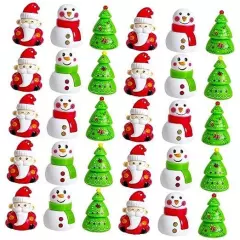 Baaxxango 30 Pcs Christmas Pull Back Cars Toys,Mini Christmas Cars 