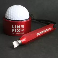 GOLF BALL LINE MARKER & GOLF GROOVE SHARPENER BUNDLE