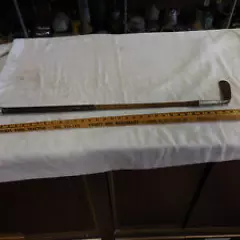 Antique wood shafted Hillerich & Bradsby RH INVINCIBLE #10 Putter