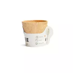 Cupffee EDIBLE CRISPY COFFEE CUPS hot and cold drinks, vegan, non-GMO -10x110 ml