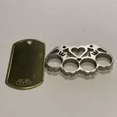 JESPER VOXNAES VOX King Ping Knuckle Duster Keychain (2” width)