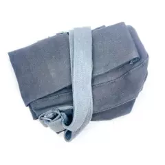 Black Shoulder Bag w/ Multi Pockets, Men / Women Unisex, Ideal for Camping