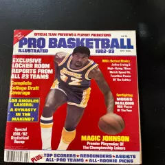 Pro Basketball Illustrated 1982-1983-- Magic Johnson of the Los Angeles Lakers