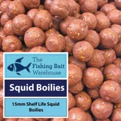 SQUID Carp Fishing Boilies 15mm 1kg-20kg - Shelf Life Boilies - Coarse Fishing