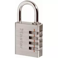 643D 1.56 In. Aluminum Luggage Combination Lock