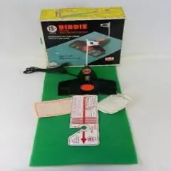 Birdie Deluxe Electric Putting Cup 1985 19th Hole Brand With Foam Green & Guide