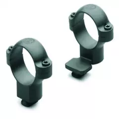 Leupold 54159 Dual Dovetail Extension Ring Set 1" Diameter High Black Matte