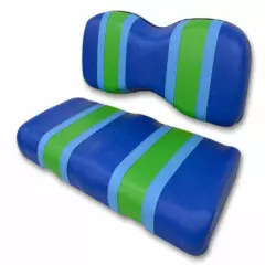 Golf Cart Custom Seat Covers Three Tone Striped EZGO TXT 2014+ 40+ Colors