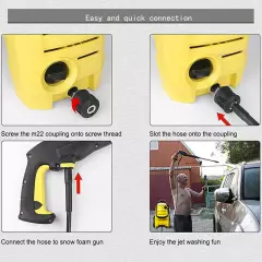 6M High-Pressure Washer Hose compatible Karcher K2, K3, K4, K5, and K7