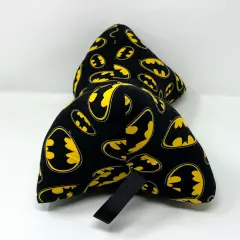 Batman Print Relaxing Neck And Head Support Pillow Made in USA 100% Cotton New