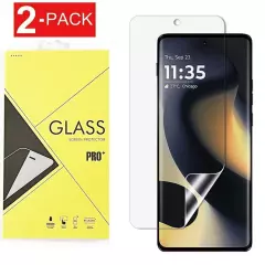 For Motorola Edge (2024) Screen Protector Soft Hydrogel Clear Shield (TPU)