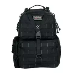 G-Outdoors Inc. Tactical Backpack Black 3 Internal Pistol Cases Nylon New