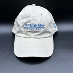 Wyndham Championship 2011 Golf Hat Tan Adult Strapback BB&T Amer. Dry Goods Used