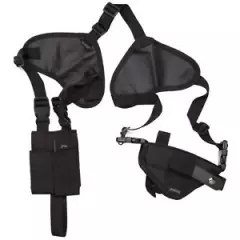 Bulldog Cases Deluxe Pro Shoulder Holster for Large Revolvers with 2.5" Barrel -