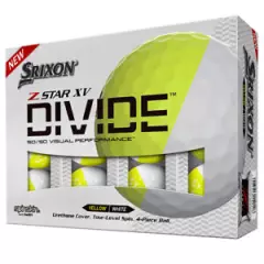 2 dozen BRAND NEW 2022 Srixon Z Star XV Divide mens Yellow / White golf balls