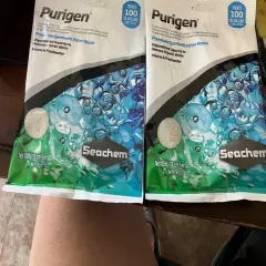 2x Seachem Purigen Ultimate Filtration 100 ml. 2 packs Aquarium Filter Media