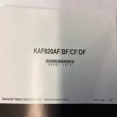 99987-1813 KAF820 OWNERS MANUAL