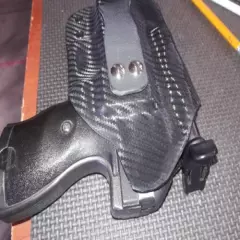  Hi-Point 9mm/380 W/built in mag carrier kydex holster CARBON FIBER