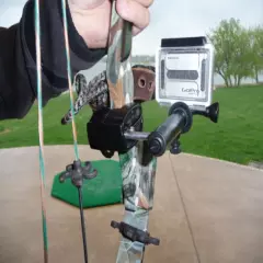 Bow Hunting Camera mount. Mount to any Bow with any Camera. Mathews GoPro Canon 