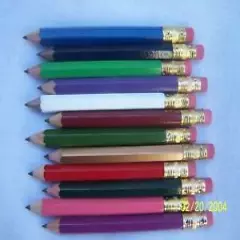 144 "Assorted" Personalized Golf Pencils w/Erasers